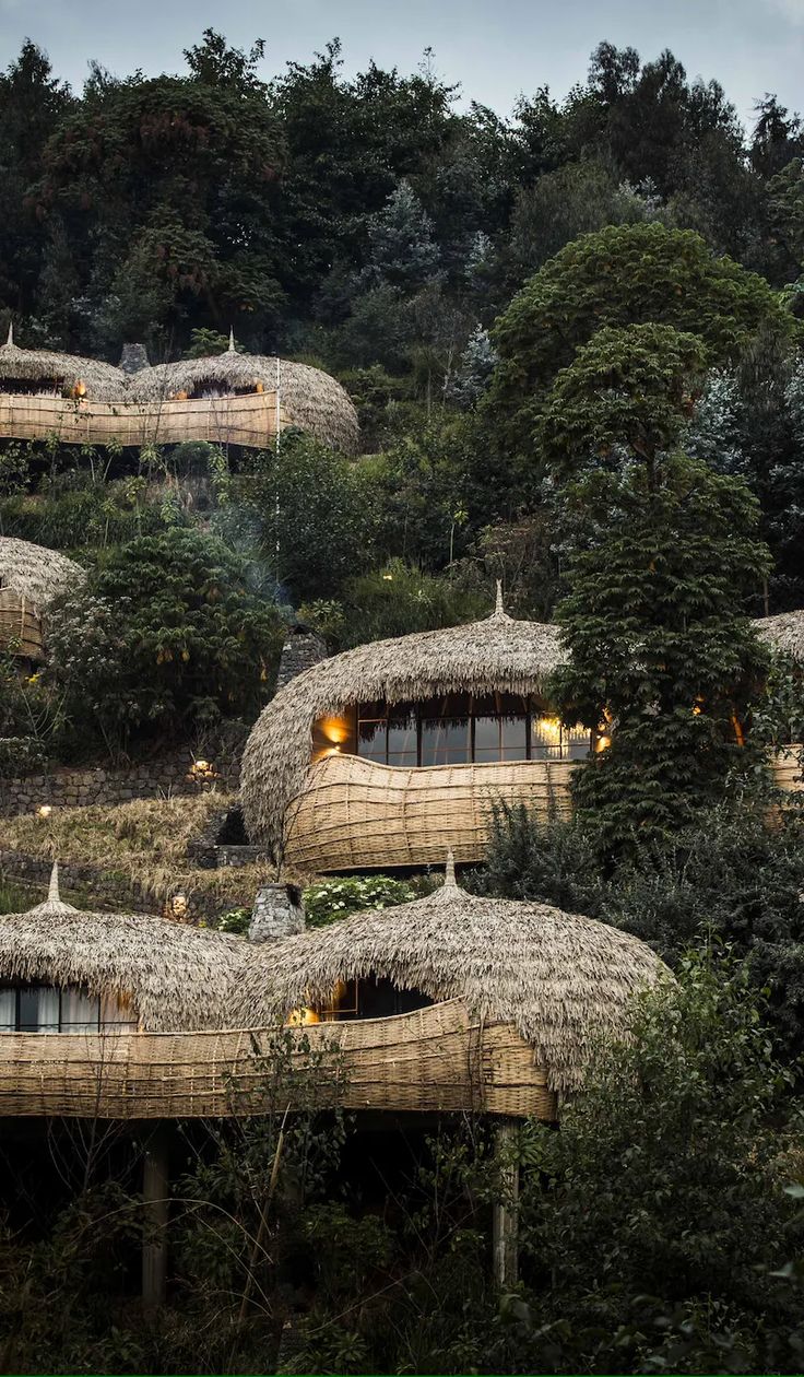 Luxury eco-lodge interior in Rwanda